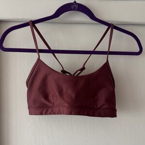 ALO Yoga Burgundy Truffle Bralette